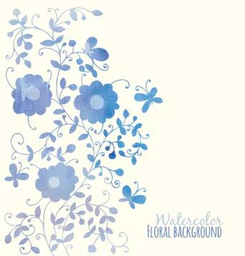 Floral background Stock Illustration