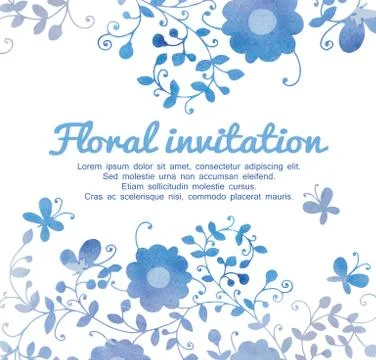 Floral background Stock Illustration