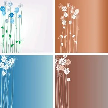 Floral Background Stock Illustration