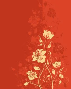 Floral background. Stock Illustration
