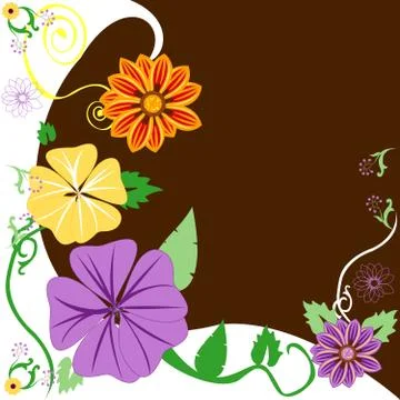 Floral Background Stock Illustration