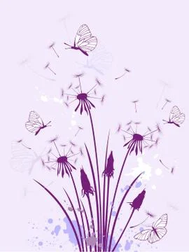 Floral background Stock Illustration
