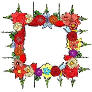 Floral background Stock Illustration