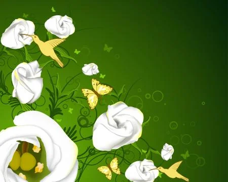 Floral background Stock Illustration