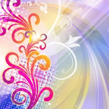 Floral background Stock Illustration