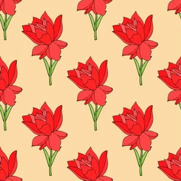 Floral background Illustrazione stock