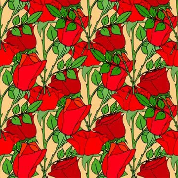 Floral background Illustrazione stock