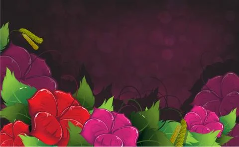Floral background Stock Illustration