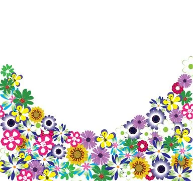 Floral Background Illustrazione stock