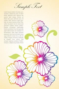 Floral background Stock Illustration