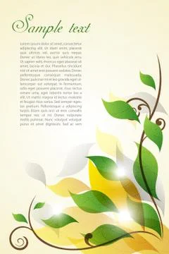 Floral background Stock Illustration