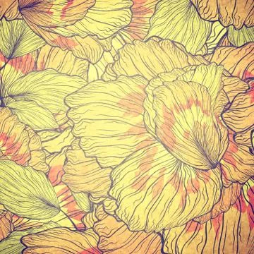 Floral Background Stock Illustration