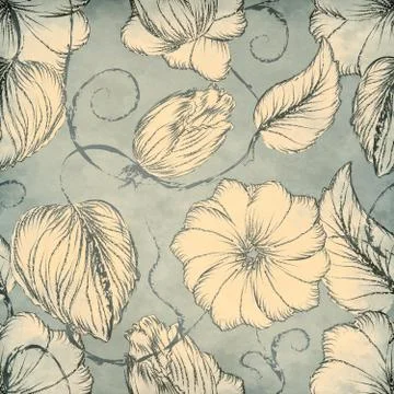 Floral Background Stock Illustration