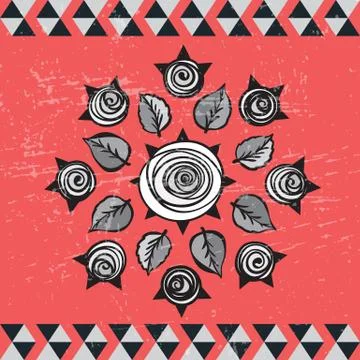 Floral background Stock Illustration