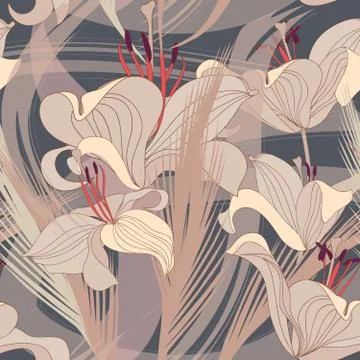 Floral background Stock Illustration