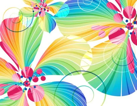 Floral background Stock Illustration