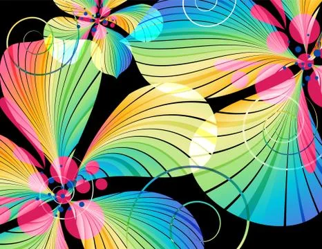 Floral background Stock Illustration