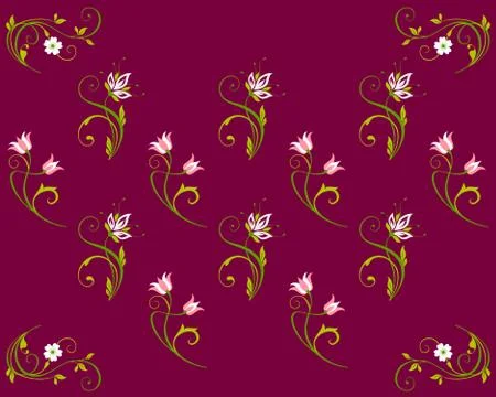 Floral background Stock Illustration