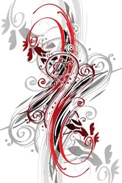Floral background Stock Illustration