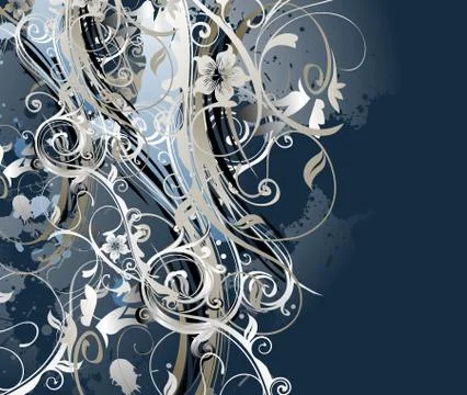 Floral background Stock Illustration