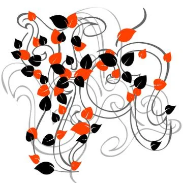 Floral background Stockillustratie