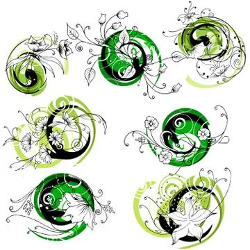 Floral background Stock Illustration