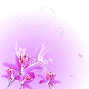 Floral background Stock Illustration