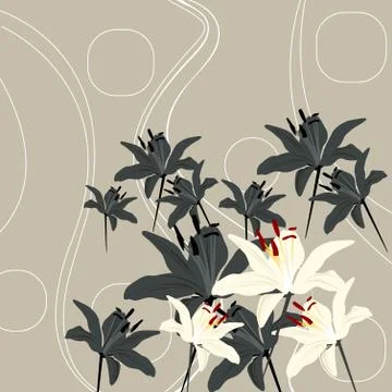 Floral background Stock-Illustration