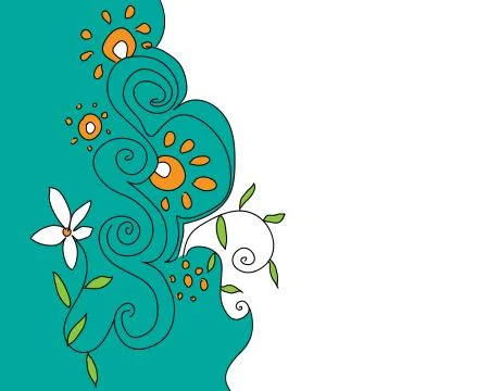 Floral background Stock Illustration