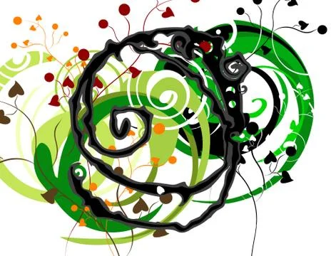 Floral background Stock Illustration