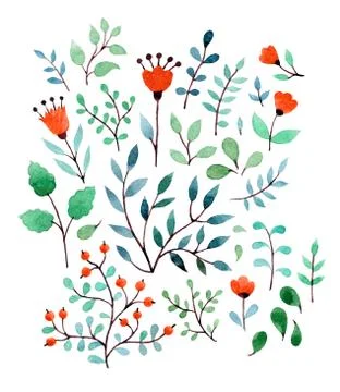 Floral background Stock Illustration