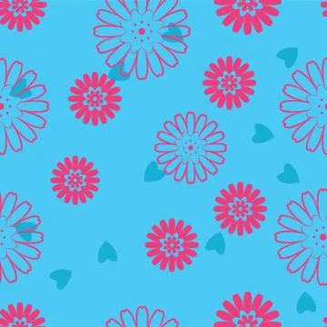 Floral Background Stock Illustration