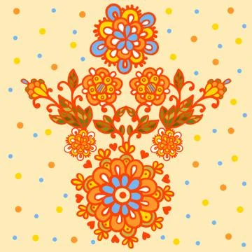 Floral background. Stock Illustration
