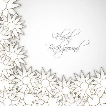 Floral background Ilustración de archivo