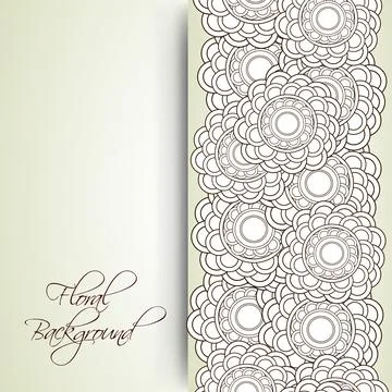 Floral background Illustrazione stock