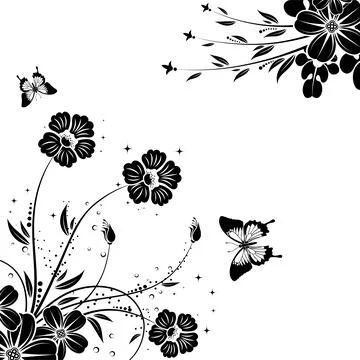Floral background Stock Illustration