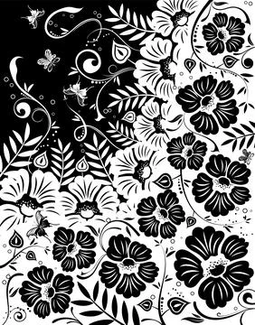 Floral background Stock Illustration
