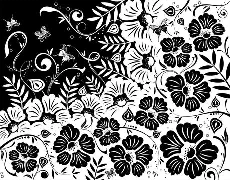 Floral background Illustrazione stock