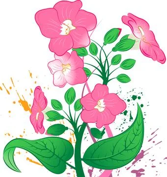 Floral background Ilustración de archivo