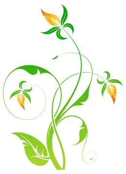 Floral background 库存插图