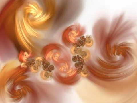 Floral background pattern. Computer generated abstract fractal for cover, com Stock-Illustration