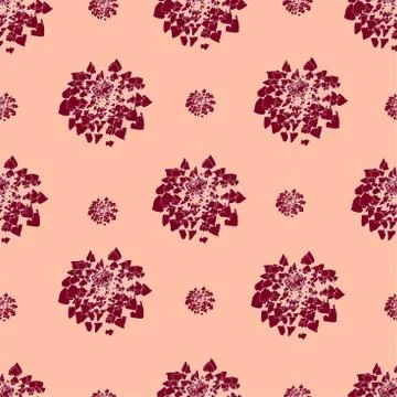 Floral background pattern pink white flowers flowers  Stock Illustration