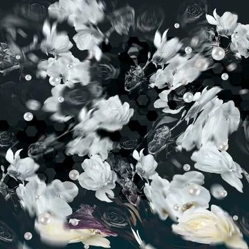 Floral background Stock Photos