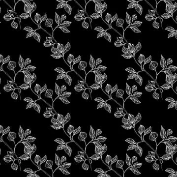 Floral background seamless Stock Illustration