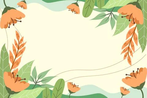 Floral Background Vector Stock Illustration