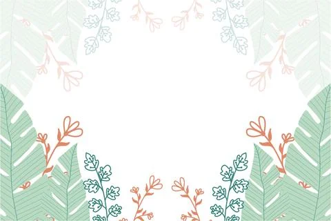 Floral Background Vector Stock Illustration