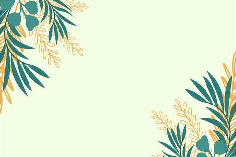 Floral Background Vector Stock Illustration