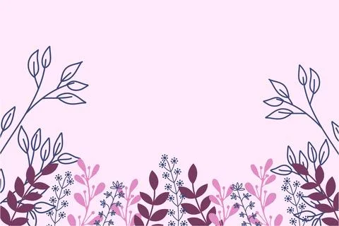 Floral Background Vector Illustrazione stock