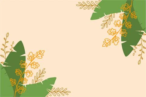 Floral Background Vector Stock Illustration
