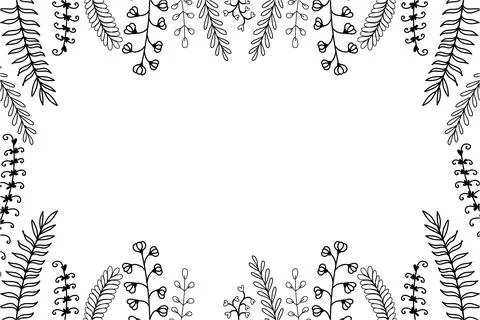 Floral Background Vector Stock Illustration